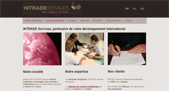 Desktop Screenshot of intrade-services.com
